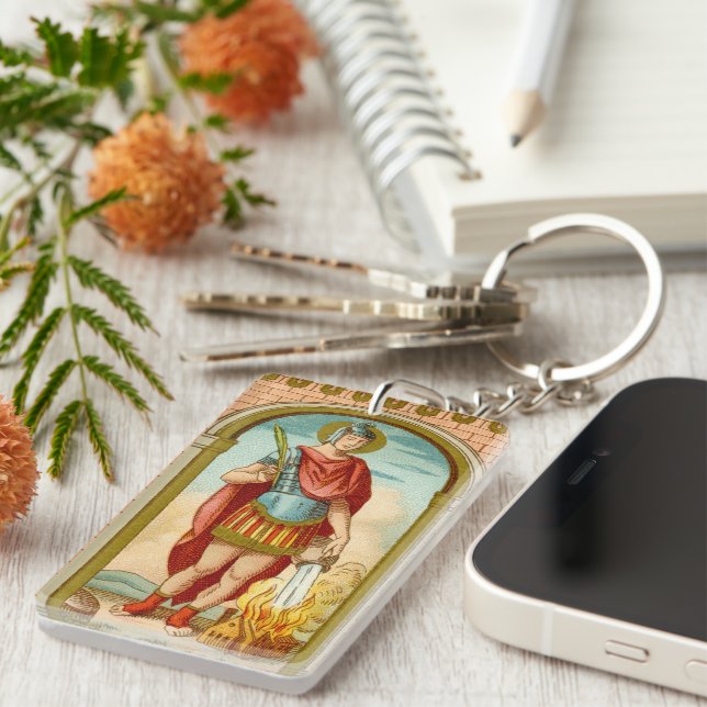 St. Florian of Lorch (BK 32) Blank or DIY Back Keychain (Front Right)