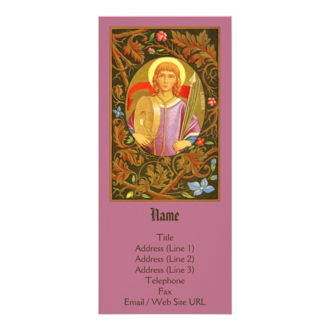 St. Florian of Lorch (PM 03) Customizable Rack Card (Front)