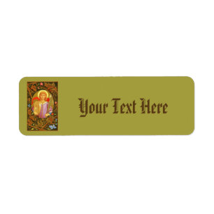 St. Florian of Lorch (PM 03) Narrow NBMP Label 3a