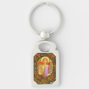 St. Florian of Lorch (PM 03) Rectangular Metal Keychain