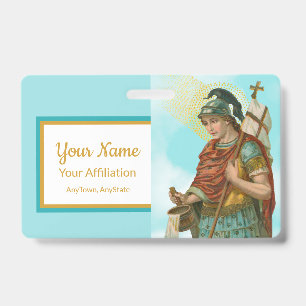 St. Florian with Bucket (Clear Skies; M 019) Badge