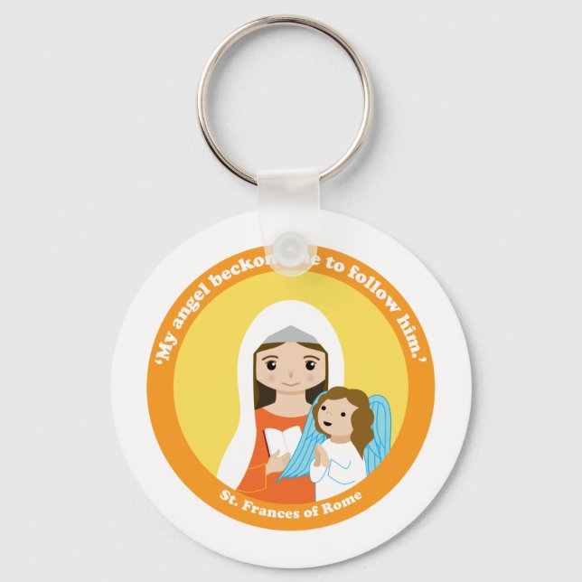 St. Frances of Rome Keychain (Front)