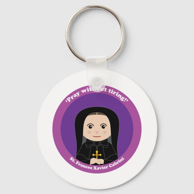 St. Frances Xavier Cabrini Keychain (Front)