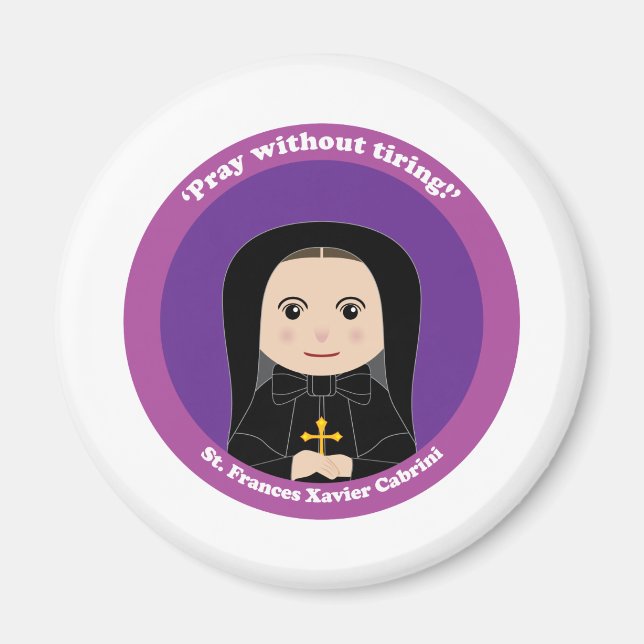 St. Frances Xavier Cabrini Magnet (Front)