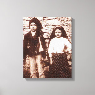 ST FRANCESCO AND ST JACINTA, CANVAS PRINT