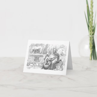 St. Francis and the Leper Card