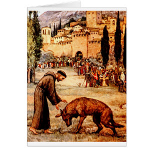St Francis and the Wolf