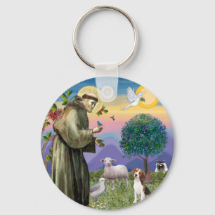 St Francis - Beagle 1 Keychain
