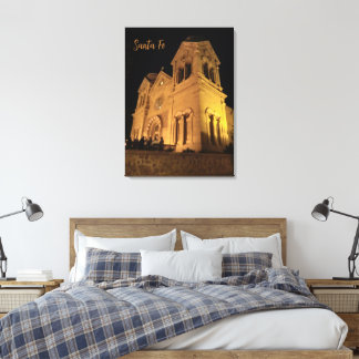 St. Francis Cathedral Santa Fe NM Wrapped Canvas