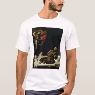 St. Francis comforted by an Angel Musician T-Shirt