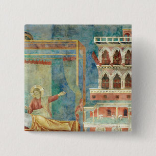 St. Francis Dreams of a Palace full of Weapons 2 Inch Square Button