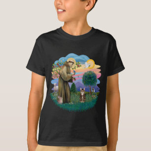 St francis (ff) - Tabby Tiger cat T-Shirt