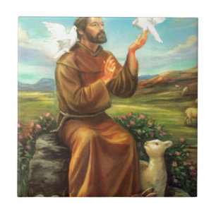 St. Francis Full-colour Tee, Tie, Mug, Samsung Tile