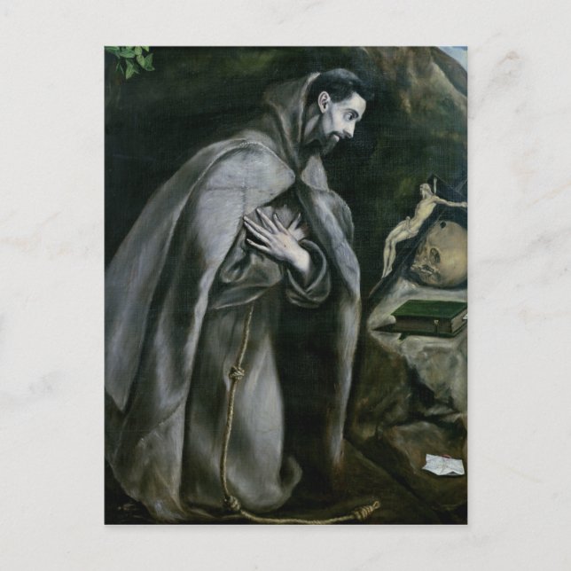 St. Francis of Assisi, 1580-95 Postcard (Front)