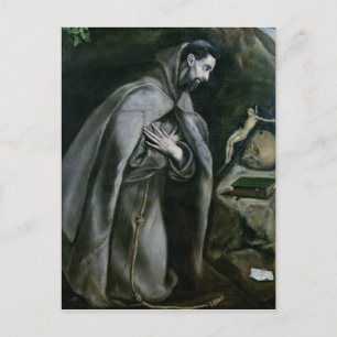 St. Francis of Assisi, 1580-95 Postcard
