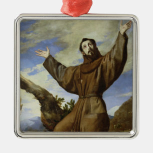 St. Francis of Assisi 1642 Metal Ornament