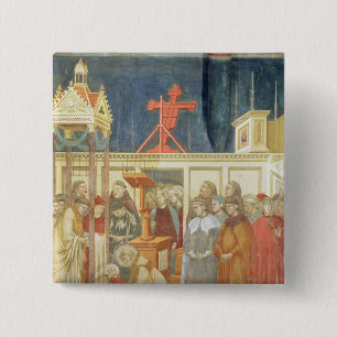 St. Francis of Assisi 2 Inch Square Button
