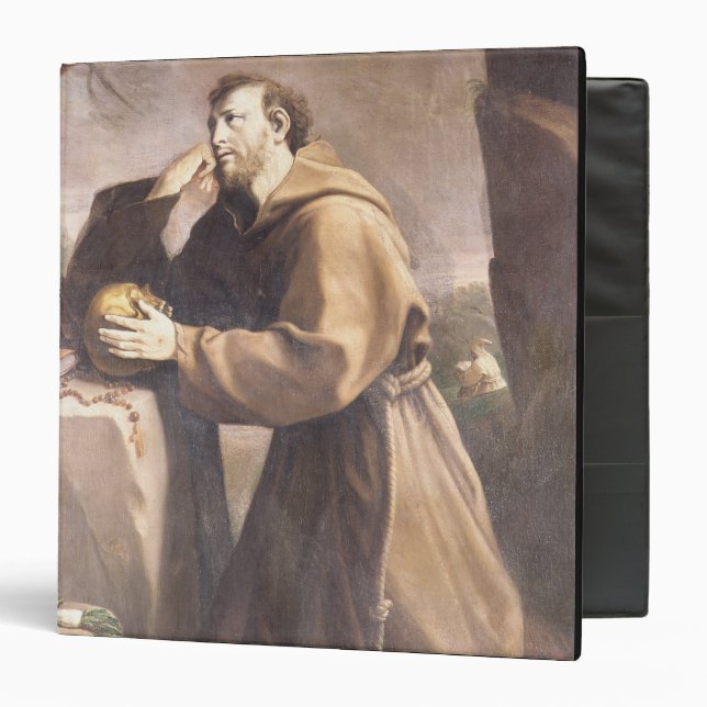 St. Francis of Assisi at Prayer Binder (Front/Inside)