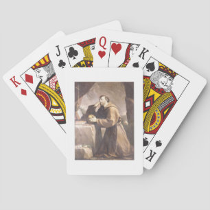 St. Francis of Assisi at Prayer Playing Cards