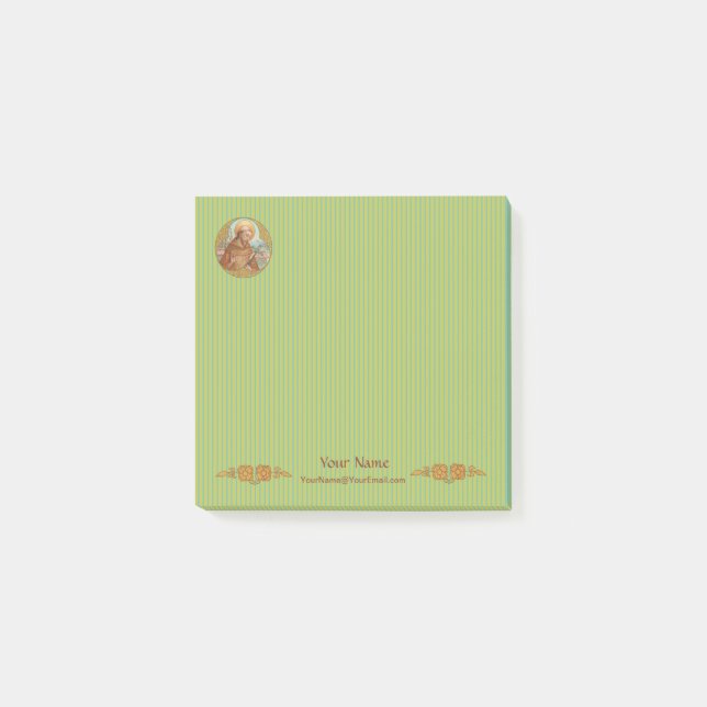 St. Francis of Assisi (BK 002) 3"x3" Post-it Notes (Front)