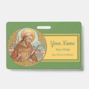 St. Francis of Assisi (BK 002) Badge