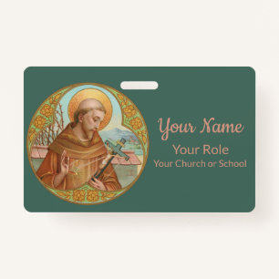 St. Francis of Assisi (BK 002) Badge