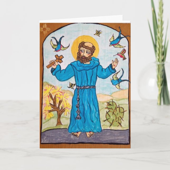 St Francis of Assisi from the original Retablo Card (Front)