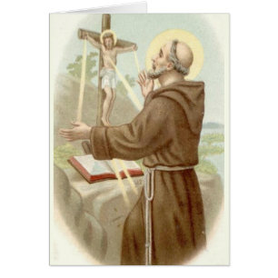 St. Francis of Assisi Greeting Card w/prayer