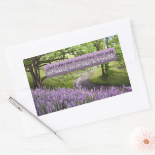 St Francis of Assisi Inspirational Quote Possible Sticker