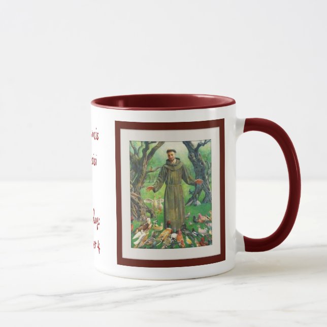 St. Francis of Assisi Mug (Right)
