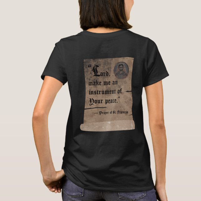 St. Francis of Assisi OFS T-Shirt (Back)