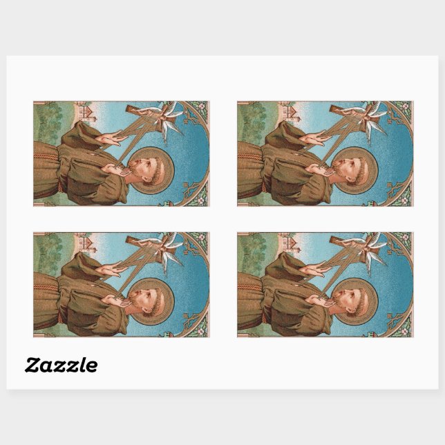 St. Francis of Assisi, Pater Seraphicus (SAU 040) Sticker (Sheet)