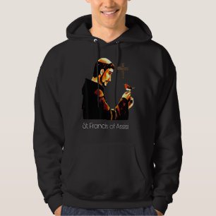 St Francis of Assisi Patron Saint of Animals Catho Hoodie