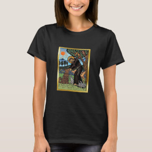 St Francis Of Assisi Patron Saint Of Animals Catho T-Shirt