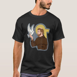 St Francis Of Assisi Patron Saint Of Animals Catho T-Shirt