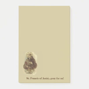 St. Francis of Assisi Patron Saint of Animals Post-it Notes