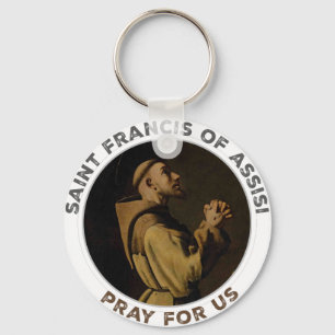 St. Francis of Assisi Pray for Us Keychain