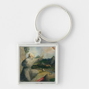St. Francis of Assisi Receiving the Stigmata Keychain