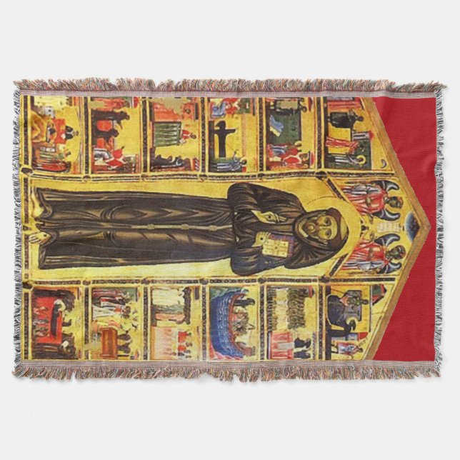 St Francis of Assisi - San Francisco de Asis 17 Throw Blanket (Front)