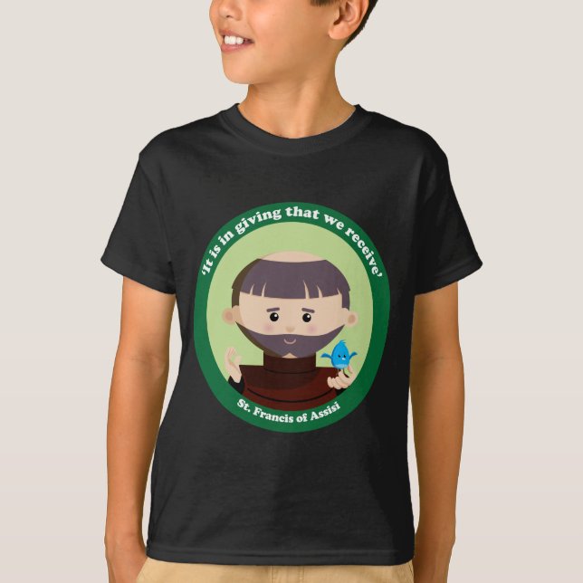 St. Francis of Assisi T-Shirt (Front)