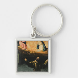 St. Francis of Assisi,The Miracle of the Roses Keychain