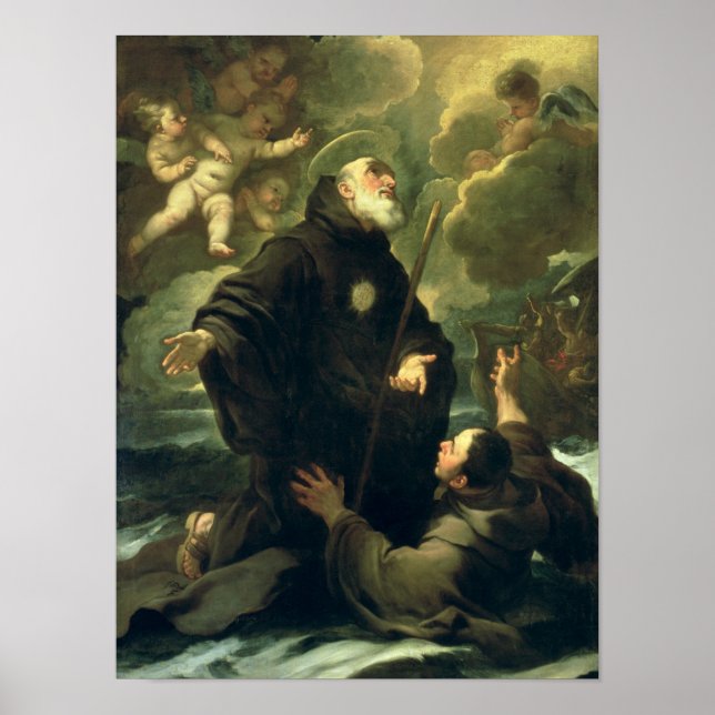 St Francis of Paola, 1416-1507) Poster (Front)