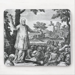 St. Francis of Sales  preaching to the Mouse Pad