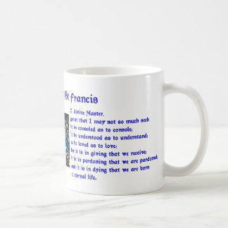 St Francis Prayer Wraparound Coffee Mug