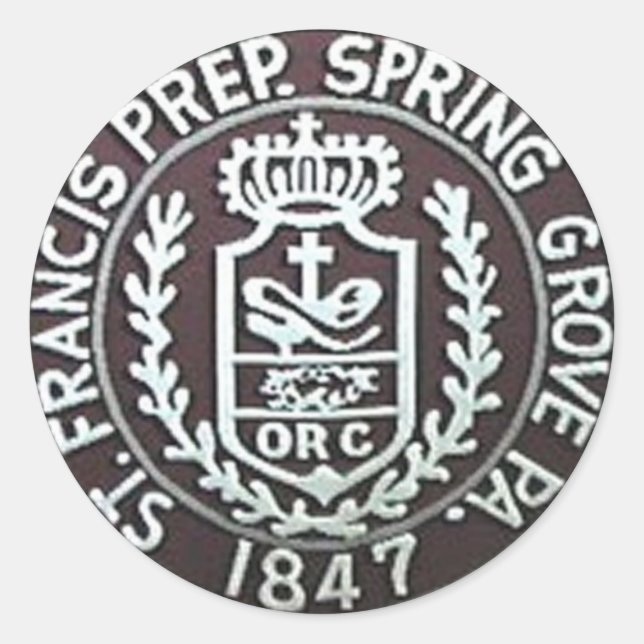 St Francis Prep Stickers (Front)