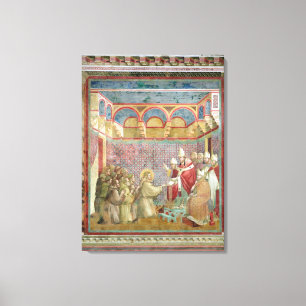 St. Francis Receives Approval Canvas Print