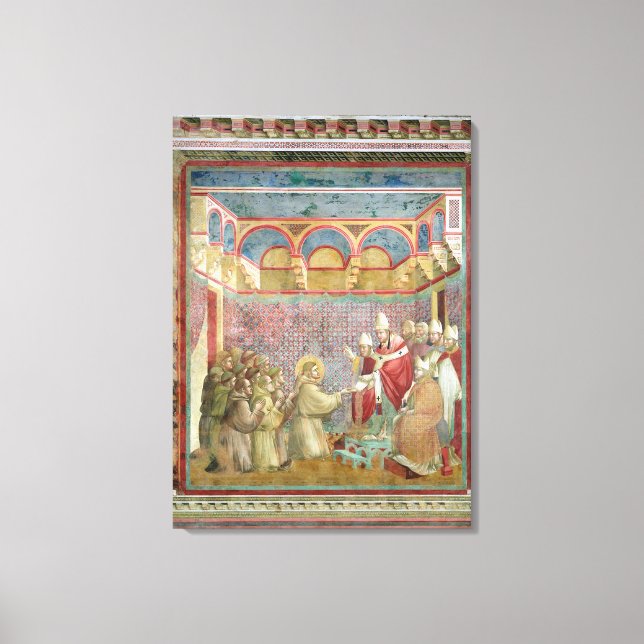 St. Francis Receives Approval Canvas Print (Front)