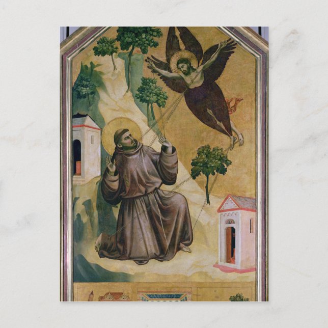 St. Francis Receiving the Stigmata, c.1295-1300 Postcard (Front)