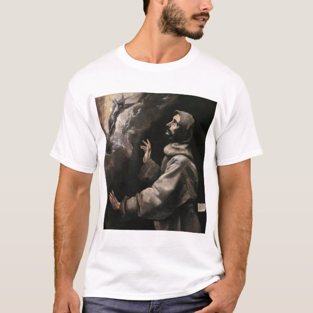 St Francis Receiving the Stigmata T-Shirt (Front)