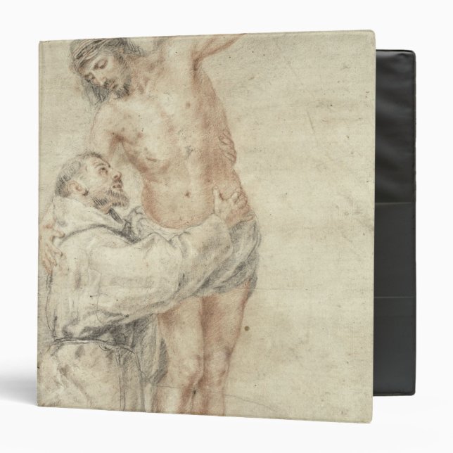St. Francis Rejecting the World and Embracing Binder (Front/Inside)